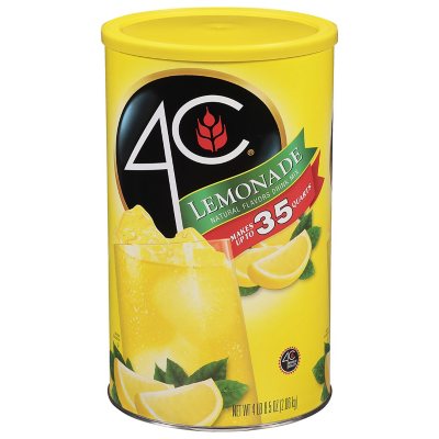 4C Lemonade Flavored Drink Mix, 72.5 oz. - Sam's Club