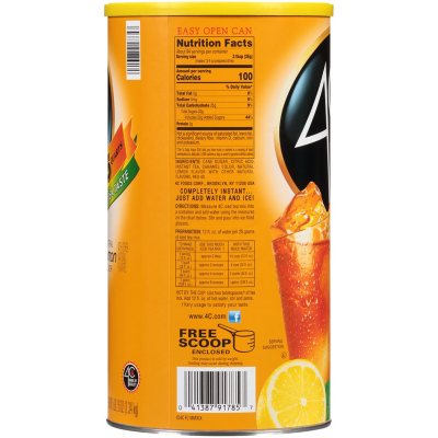 4C 35-Qt. Lemon Iced Tea (82.6 oz.) - Sam's