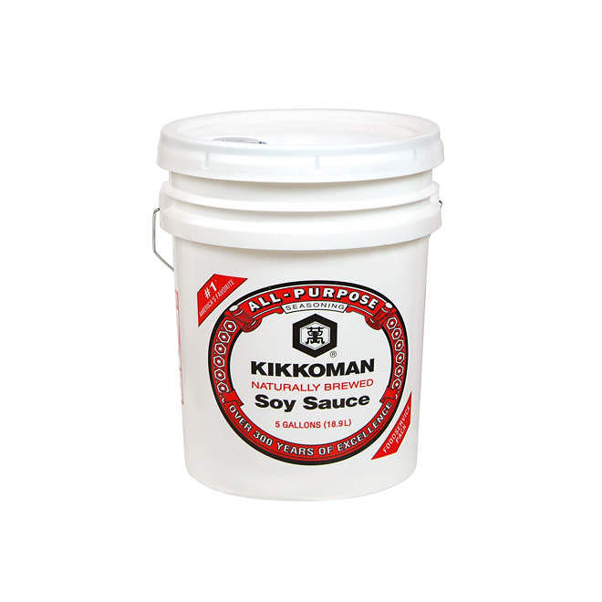 Kikkoman® Naturally Brewed Soy Sauce - 5 gal.