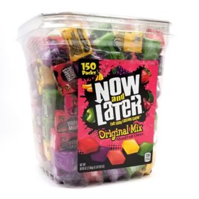 Now & Later Fruit Chews Candy, 150 pk.