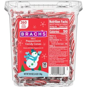 Brach's Candy Canes, Mini, 260 ct.