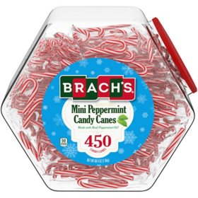 Brach's Mini Peppermint Candy Cane Jar (68 oz.)