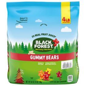 Black Forest Gummy Bears in Resealable Bag (4 lbs.)