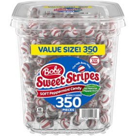 Bobs Sweet Stripes Soft Peppermints (61.73 oz., 350 ct.)