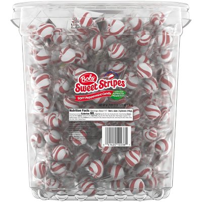 Bobs Sweet Stripes Soft Peppermints 61.73 oz., 350 ct. - Sam's Club