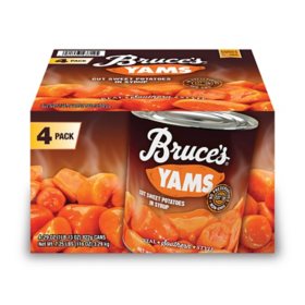 Bruce's Cut Yams, 29 oz., 4 pk.