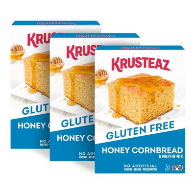 Krusteaz Gluten Free Honey Cornbread & Muffin Mix, 15 Oz., 3 Pk. - Sam ...