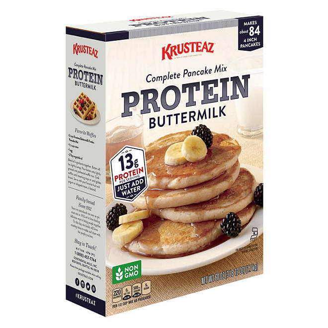 Krusteaz Protein Pancakes Mix (60 oz.)