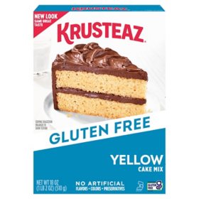 Krusteaz Gluten Free Yellow Cake Mix, 18 oz., 3 pk. 