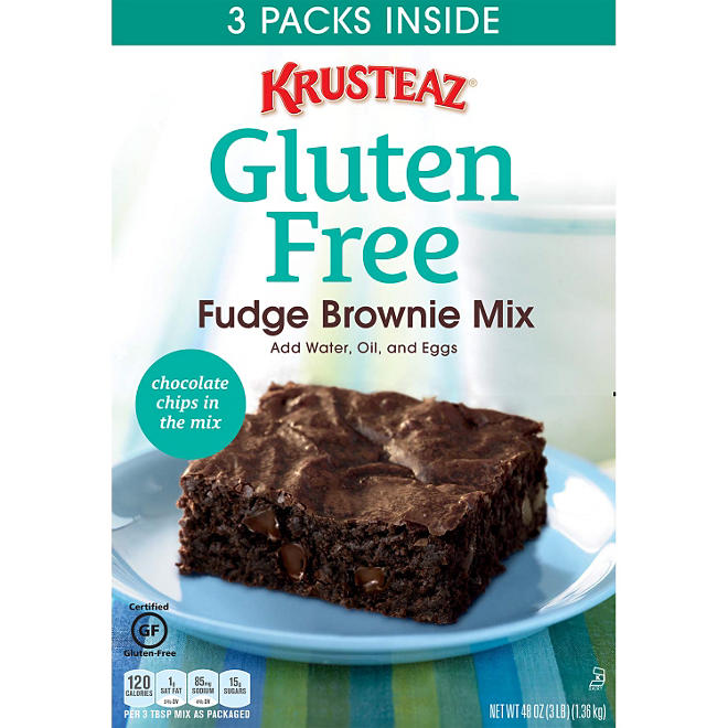 Krusteaz Gluten Free Fudge Brownie Mix (3 pk.)