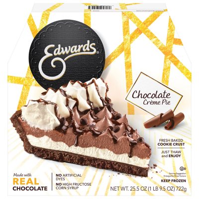 Edwards Hershey's Chocolate Creme Pie, Frozen (25.5 oz.) - Sam's Club