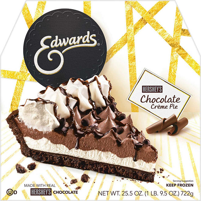 Edwards Hershey's Chocolate Creme Pie, Frozen 25.5 oz.