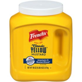 French's 100% Natural Classic Yellow Mustard 105 oz.