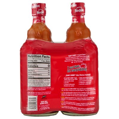 Frank's RedHot Original Cayenne Pepper Sauce (25 oz., 2 pk.) - Sam's Club