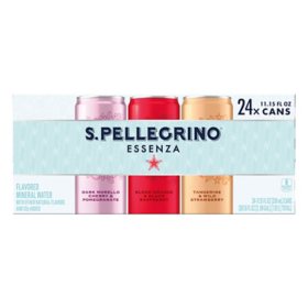 S.Pellegrino Essenza Flavored Mineral Water Variety Pack 11.15 fl. oz., 24 pk.