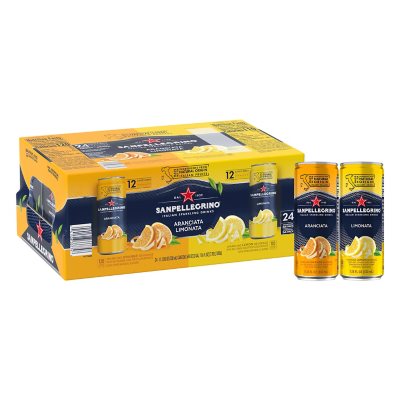 San Pellegrino Sparkling Fruit Beverage Limonata 11.5 oz cans- 6 pack -  Beverages2u