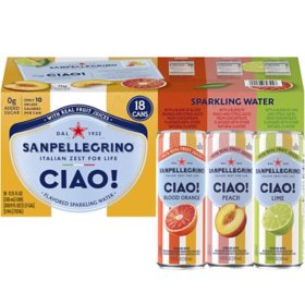 SanPellegrino CIAO! Rainbow Cans 11.15 fl. oz., 18 pk.