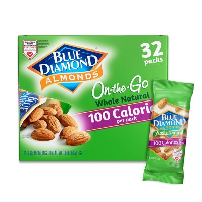 Blue Diamond Almonds Grab-and-Go Bags ( oz, 32 pk) - Sam's Club