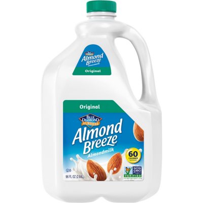 Almond Cow - Glass Bottle Milk Container for Refrigerator, 60 fl