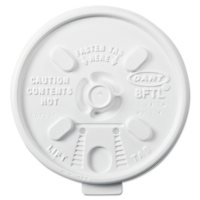 Dart Lift n' Lock Plastic Hot Cup Lids, 6-10 oz. Cups, White (1000 ct.)