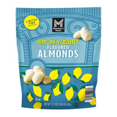 Member's Mark Lemon Yogurt Almonds, 17.5 oz. Sam's Club