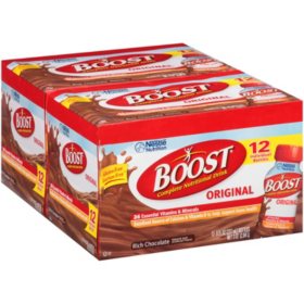 BOOST Rich Chocolate Complete Nutritional Drink - 8 fl. oz. - 24 ct.