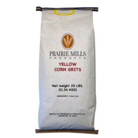Prairie Mills Yellow Corn Grits (25 lbs.)