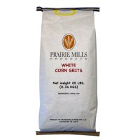 Prairie Mills White Corn Grits - 25 lb. bag