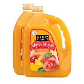 Langers Mongo Mango Juice Cocktail 1gal / 2pk