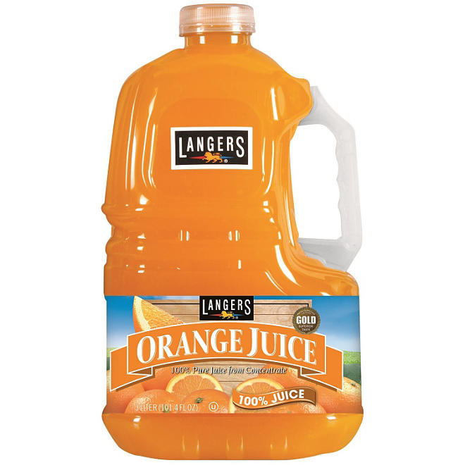 Langers Orange Juice (3 L, 2 ct.)