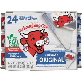 The Laughing Cow Creamy Swiss Wedge, Original 3 pk.