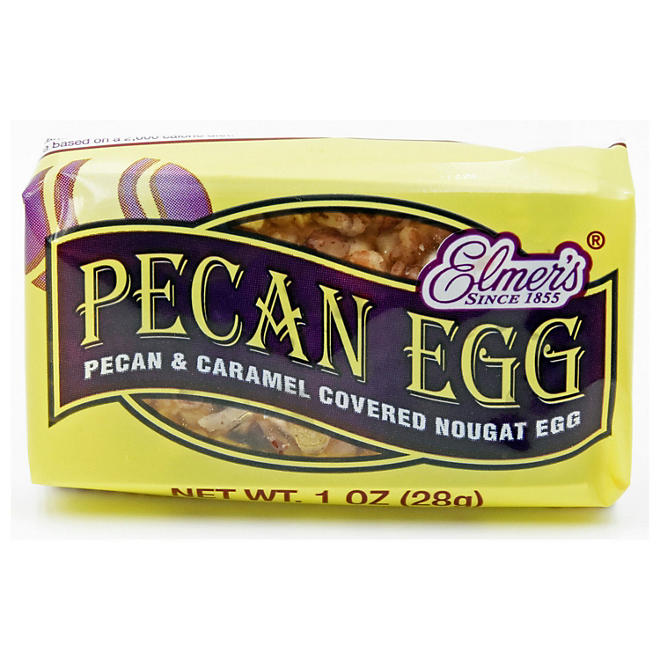 Elmer Chocolate Easter Pecan Eggs 24, 1oz eggs