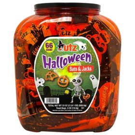 Utz Halloween Shaped Pretzel Treat Barrel (66 ct.)