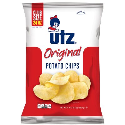 Utz Regular Potato Chips (24 oz.) - Sam's Club