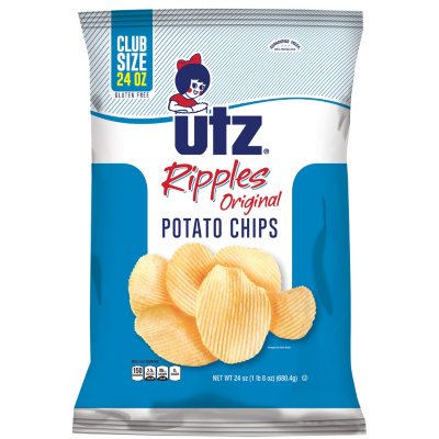 Utz Ripple Potato Chips (24 oz.) - Sam's Club