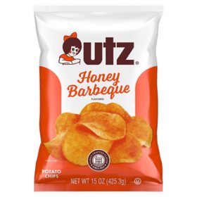 Utz Honey BBQ Potato Chips, 15 oz.