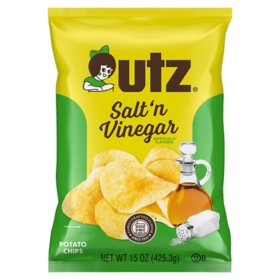 Utz Salt and Vinegar Potato Chips, 15 oz.