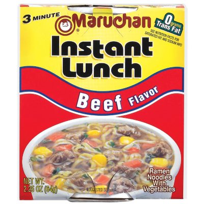 Maruchan Beef Flavor Instant Lunch - 12/ oz. - Sam's Club