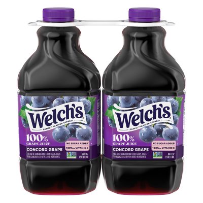 Welch's Grape 100% Juice 24 oz. Glass Bottle, Grape