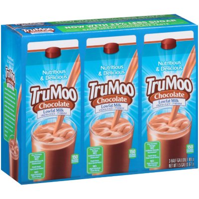 TruMoo Chocolate 1% Lowfat Milk Quart 