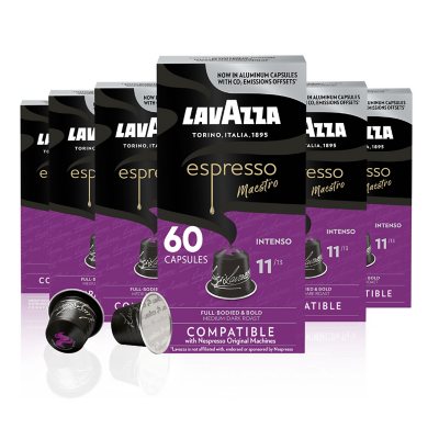 Lavazza Espresso Maestro Inteso Medium-Dark Roast Pods (60 ct.) - Sam's Club