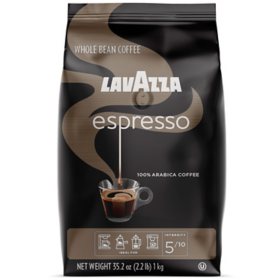 Lavazza Medium Roast Whole Bean Coffee, Caffe Espresso(35.2 oz.)