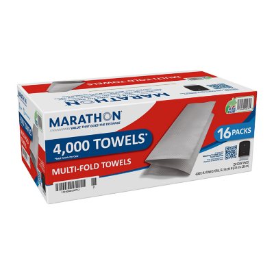 16 Packs Commercial Multifold Paper Towels 250 Towels per Pack