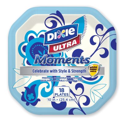 Dixie Ultra Moments Paper Plates (10, 64 ct.) - Sam's Club