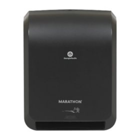 Marathon Automated Hardwound Paper Towel Dispenser, Black