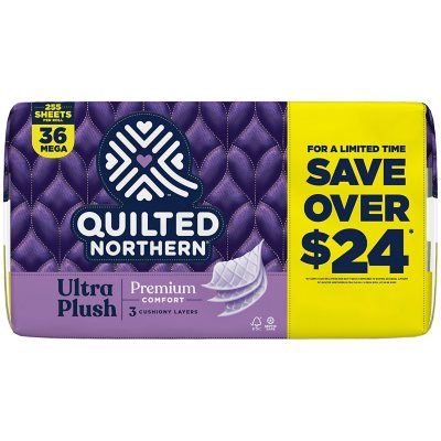 Quilted Northern Ultra Plush Toilet Paper (255 sheets/roll, 36 rolls) -  Sam's Club