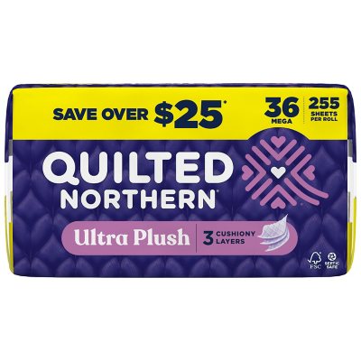 Total Home Ultra Soft Premium Bath Tissue, Mega Sized Rolls