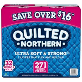 Quilted Northern Ultra Soft and Strong Toilet Paper (271 sheets/roll, 32 rolls)