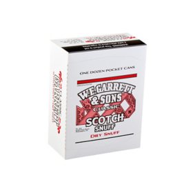 W, E. Garrett & Sons Scotch Snuff 1.15 oz., 12 pk.