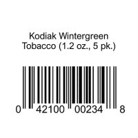 Kodiak Wintergreen Tobacco (5 cans)
